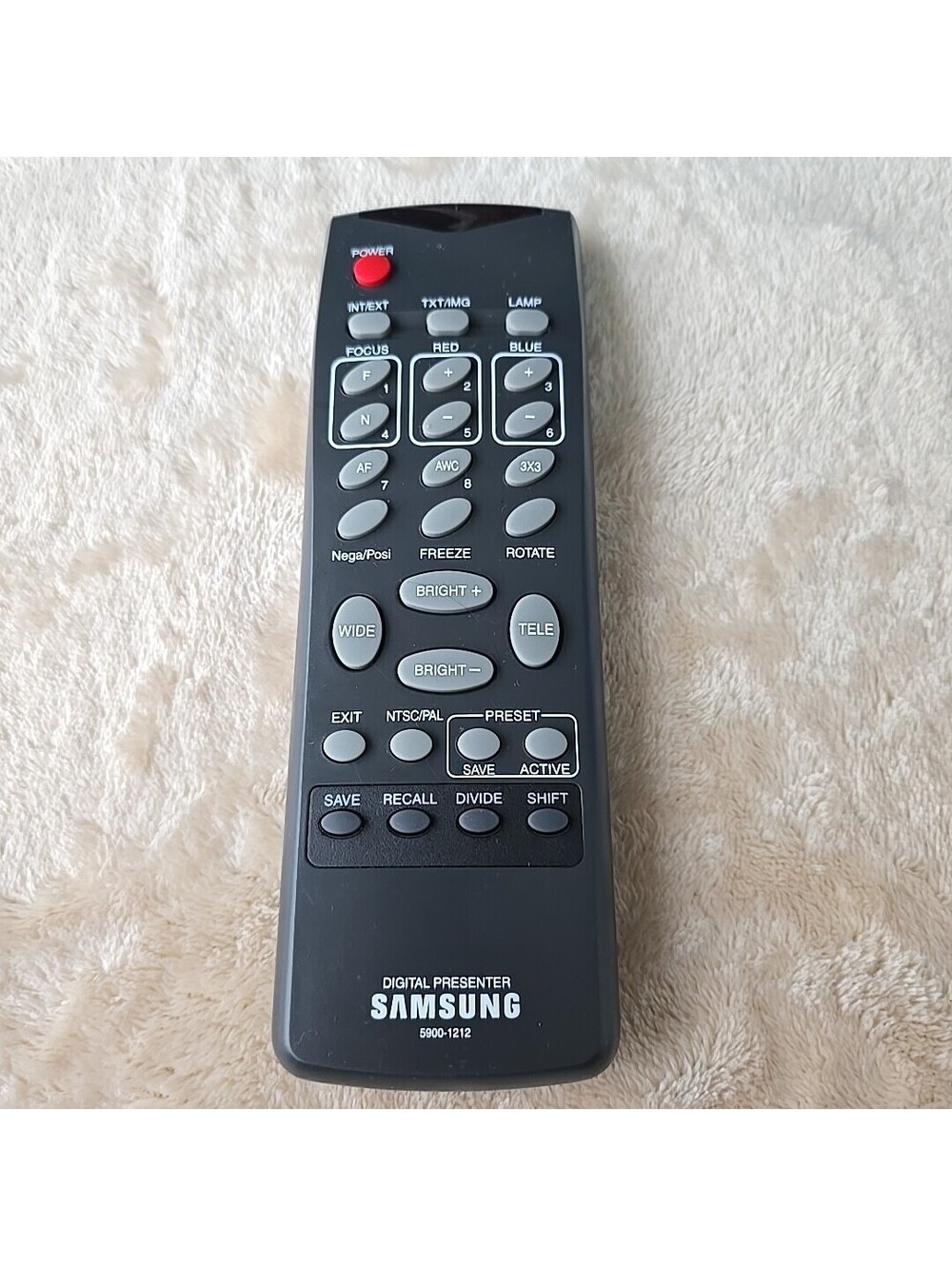 Samsung 5900-1212 Presenter Remote Control Black - Has Been Tested